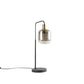 Zuzanna Tafellamp Zwart & Goud Met Smoke Glas