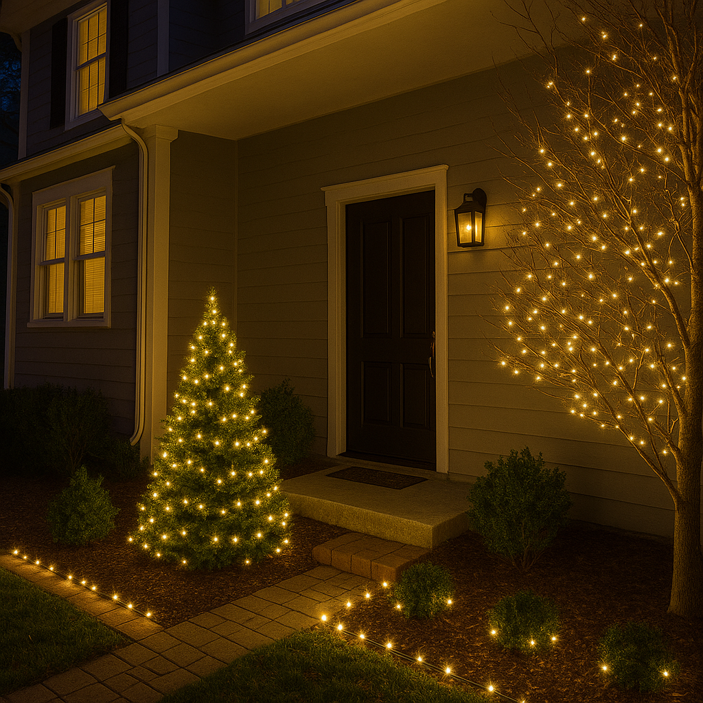 LED Lichtsnoer 30 m || Warm Wit  ||  Verlengbaar ||  Ideaal voor Binnen en Buiten || Perfect voor Kerstdecoratie || Kerstverlichting