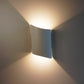 LED wandlamp Flat Curve Wit binnen en buiten warm wit