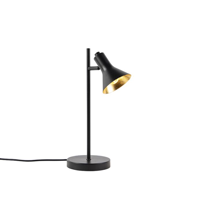 Magno Moderne Tafellamp 1-Lichts Zwart & Goud